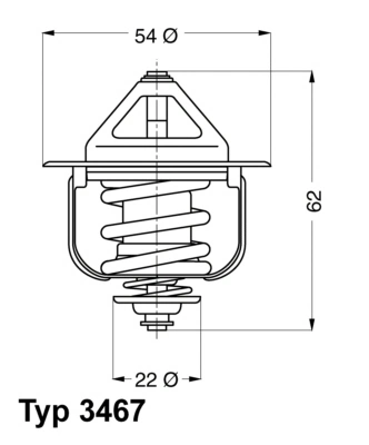 Thermostat, coolant